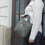 Bardzo efektowna typu Shopper w wersji mini. Jesienna torebka