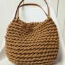 torba na ramię ze sznurka na - boho weave bag