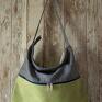 handmade torba torebka hobo alcantara