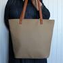 Shopper Bag Bucket - morskie plastry miodu elegancka