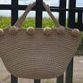 Kosz plażowy Florencja - bag koszyk na ramię torebka