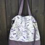 Torba worek XXL - print - lawenda hobo