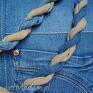 Torba z jeansu w modnym morskim klimacie. W całości wykonana ręcznie. Kotwica
