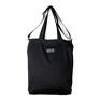 shopperka czarna pojemna torebka na ramię minimalizm torba unisex