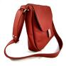 ciekawe torebka leather red ellie skóra