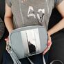 Alice Box Bag (grey&silver) patchworkowa torebka