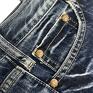 upcycled duża torba upcykling jeans haft korona 94 od ramię recykling