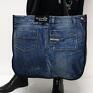 Duża torba Diesel 75 od majunto - upcykling jeans recycled recykling