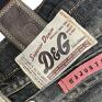 recykling jeans na ramię duża torba upcykling dolce & gabbana 105