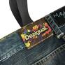 upcycling duża jeans 34 desigual od majunto na ramię z jeansu upcykling torba