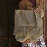 bag shopper boho len vegan