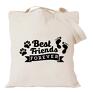 Manufaktura Koszulek best friends przyjaciółka w naszym butiku oferujemy ci torby z nadrukami dla każdej psiapsi
