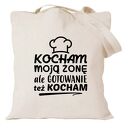 Torba z nadrukiem dla kucharza kucharki, prezent najlepsza, gotowanie, urodziny