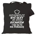 Torba z nadrukiem dla kucharza kucharki, prezent najlepsza, gotowanie, urodziny