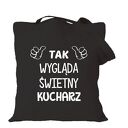 Torba z nadrukiem dla kucharza kucharki, prezent najlepsza, gotowanie, urodziny