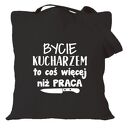 Torba bawełniana z nadrukiem dla kucharki - prezent na urodziny i do pracy
