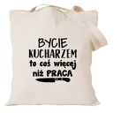 Torba z nadrukiem dla kucharza kucharki, prezent najlepsza, gotowanie, urodziny