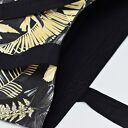 Torba na zakupy shopperka ekologiczna torba zakupowa na ramię eko siatka bawełniana liście monstera