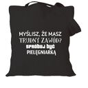 Torba z nadrukiem, prezent najlepsza pielęgniarka, oddziałowa, położna