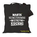 Torba bawełniana z nadrukiem dla kucharza i kucharki - najlepsza kucharka