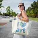 Torba bawełniana (duża) I love art