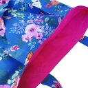 Torba na zakupy shopperka ekologiczna torba shopper zakupowa torba na ramię eko siatka kwiaty ważki