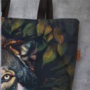 Torba zakupowa wodoodporna wilk