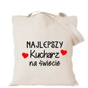Torba z nadrukiem dla kucharza kucharki, prezent najlepsza, gotowanie, urodziny
