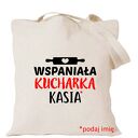 Torba z nadrukiem dla kucharza kucharki, prezent najlepsza, gotowanie, urodziny