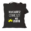 Torba z nadrukiem dla kucharki i kucharza - prezent handmade na urodziny