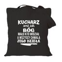 Torba z nadrukiem dla kucharza kucharki, prezent najlepsza, gotowanie, urodziny
