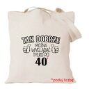 Torba z nadrukiem na urodziny, imieniny, rocznicę, święto, okolicznościowa, na okazję