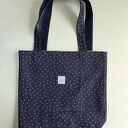 Torba shopper granatowa - handmade na zakupy dla Ciebie i na prezent