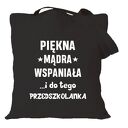 Torba z nadrukiem dla prezent, zakończenie roku, dzień edukacji