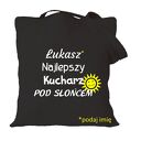 Torba z nadrukiem dla kucharza kucharki, prezent najlepsza, gotowanie, urodziny