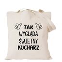 Torba bawełniana z nadrukiem dla kucharki - Najlepsza kucharka