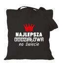 Torba z nadrukiem, prezent najlepsza pielęgniarka, oddziałowa, położna