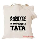 Torba bawełniana z nadrukiem dla kucharki, kucharza i szefa kuchni - prezent