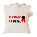 Torba z nadrukiem dla kucharza kucharki, prezent najlepsza, gotowanie, urodziny