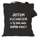 Torba z nadrukiem dla kucharza kucharki, prezent najlepsza, gotowanie, urodziny
