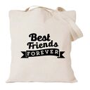 Torba z nadrukiem dla przyjaciółki, psiapsi, kumpeli, prezent, urodziny, BFF, best