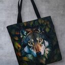 Torba zakupowa wodoodporna wilk