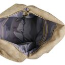 Torebka worek beżowy ćwieki strzałka