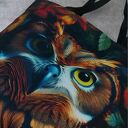 Torba zakupowa wodoodporna sowa