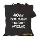 Torba bawełniana z nadrukiem na urodziny, imieniny i rocznicę