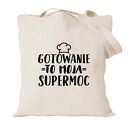 Torba z nadrukiem dla kucharza kucharki, prezent najlepsza, gotowanie, urodziny