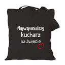 Torba z nadrukiem dla kucharza kucharki, prezent najlepsza, gotowanie, urodziny