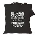 Torba z nadrukiem, prezent najlepsza pielęgniarka, oddziałowa, położna