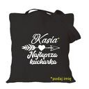 Torba z nadrukiem dla kucharza kucharki, prezent najlepsza, gotowanie, urodziny