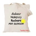 Torba bawełniana z nadrukiem dla kucharza i kucharki - prezent na zakupy